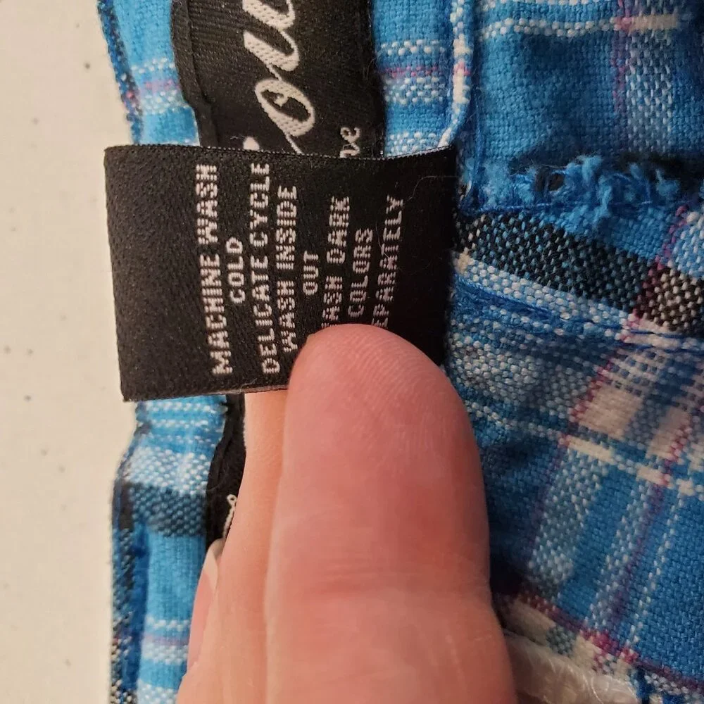 Victorious Cargo Shorts Mens 40 Plaid Urban Couture Multi Pocket Casual Summer